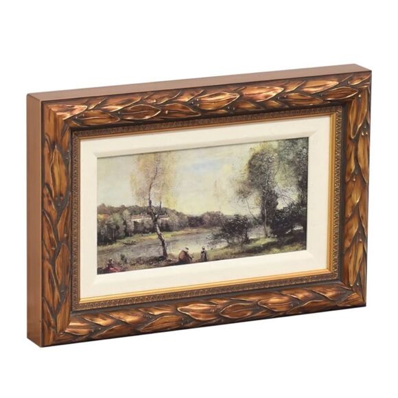 Ethan Allen Ville D’Avray Wall Art  Oil on Canvas Painting / excellent - Picture 1 of 12